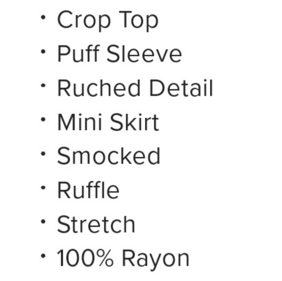 Tie Front Skirt Set - Picture 9 of 9